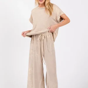 Mineral Washed Two Piece Set